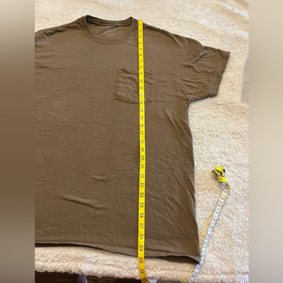 Fruit of the Loom Brown Tshirt - Picture 4 of 5